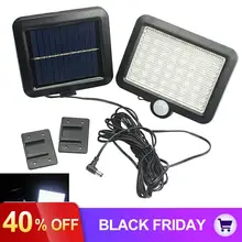 Наружный водонепроницаемый светодиодный светильник на солнечной батарее с датчиком движения человека, Ультраяркий уличный светильник, настенный светильник для сада, газона, безопасности, точечный светильник