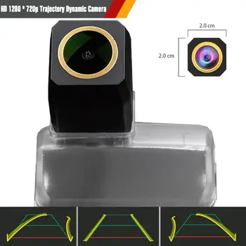 

HD 1280x720p Golden Camera Rear View Backup Camera Trajectory Dynamic Parking Line for Citroen C4L DS4 2013 2014 2015