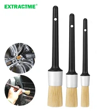 

Extractme Car Exterior Interior Hair Brush Auto Detail Tools For Dashboard Seat Gaps RV Motorcycle Detailing Brushes Maintenance
