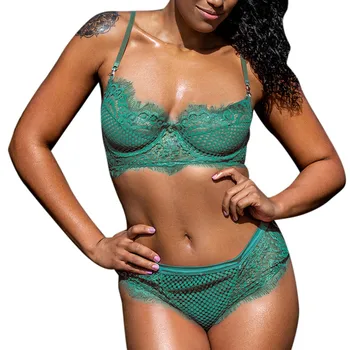 

Women Sexy Lace Lingerie Plus Size Erotic Underwear Mesh Transparent Langerie Babydoll Porno Bra Briefs Nightwear Sexy Costumes