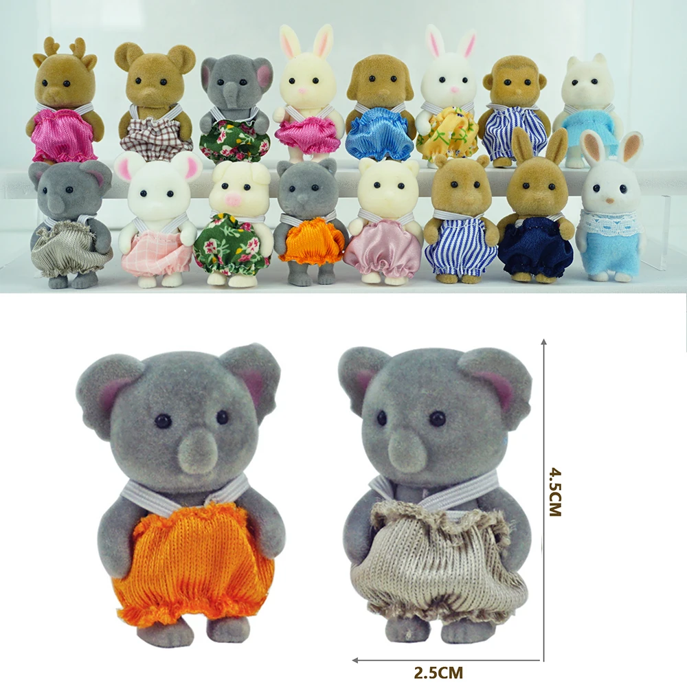 New Forest Koala Family 1/12 Bakery DollHouse Accessory Miniatures  Furniture Animal Florist Dolls Little House Toys For Girls - AliExpress