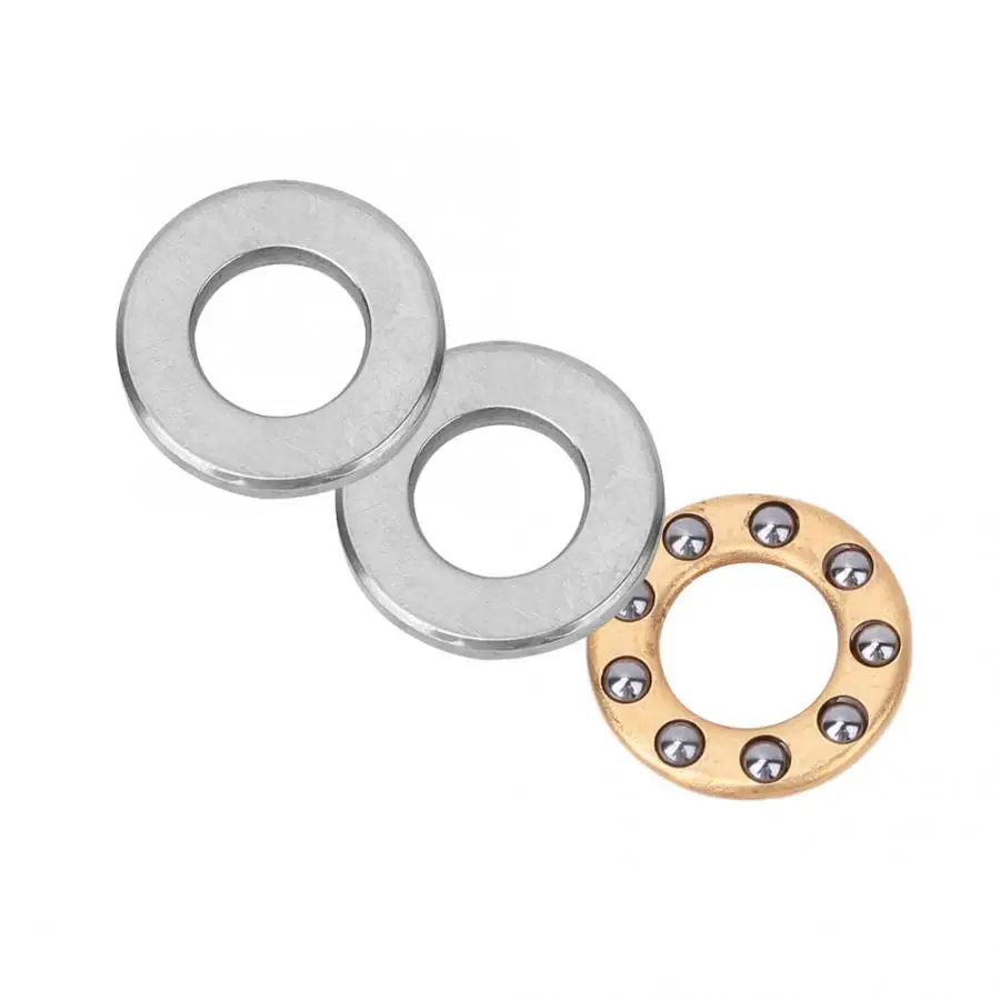 10 шт. миниатюрный упорный шарикоподшипник плоский стальной подшипник корпус