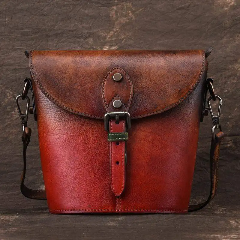 

WERAIMJX Retro Women Shoulder Bags Luxury Genuine Leather Bags For Women 2019 High Quality Crossbody Bags Solid Bag bolso mujer