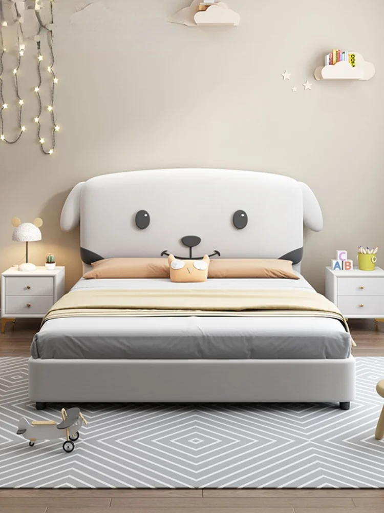 Children Beds Animal beds kids bedroom Furniture solid wood frame child bed chambre bebe soft dog | Мебель