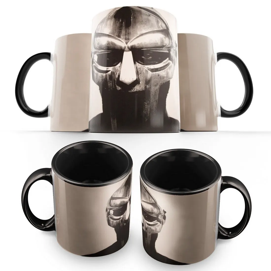 Кружка: MF DOOM(рэперская 2Pac The Notorious B.I.G. Snoop Dogg N.W.A DOOM Ice Cube Dr. Dre 50 Cent Eminem) -2 | Дом и сад