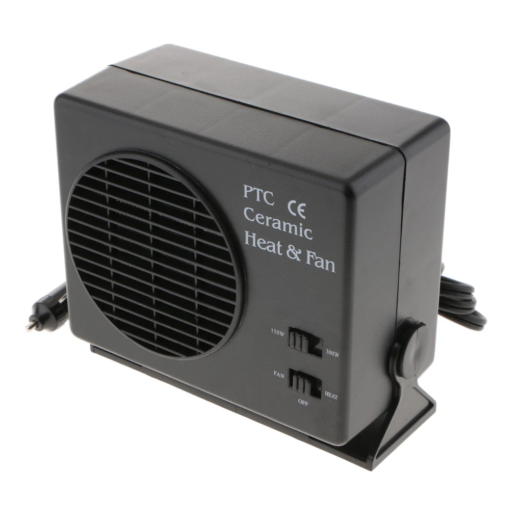 12V 150W Durable Car Heater Hot Fan Windscreen Windshield Demister Defroster