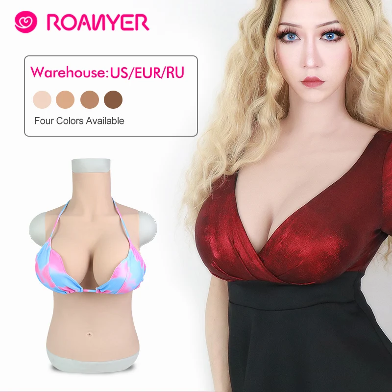Roanyer crossdressing G cup силиконовая форма для длинных грудных форм поддельные Большие