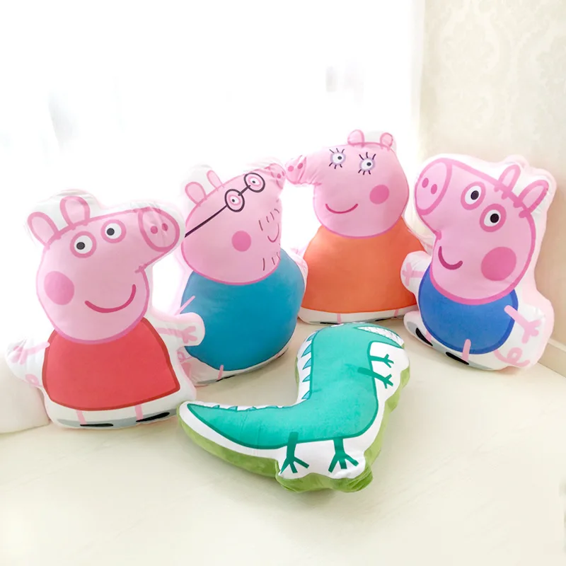 Мягкая подушка Peppa Pig игрушки детская домашняя декор для домашних животных