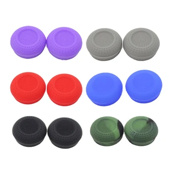 

VR Touch Controller Thumb Stick Silicone Skin Grips Anti-Skid Cap Replacement for Oculus-Quest/Rift S Controller