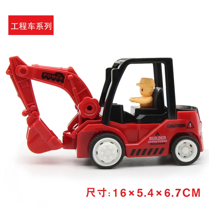 

CHILDREN'S Toy Engineering Vehicle Toy Excavator Road Roller Baby Mini Inertia Car Inertia Engineering Vehicle