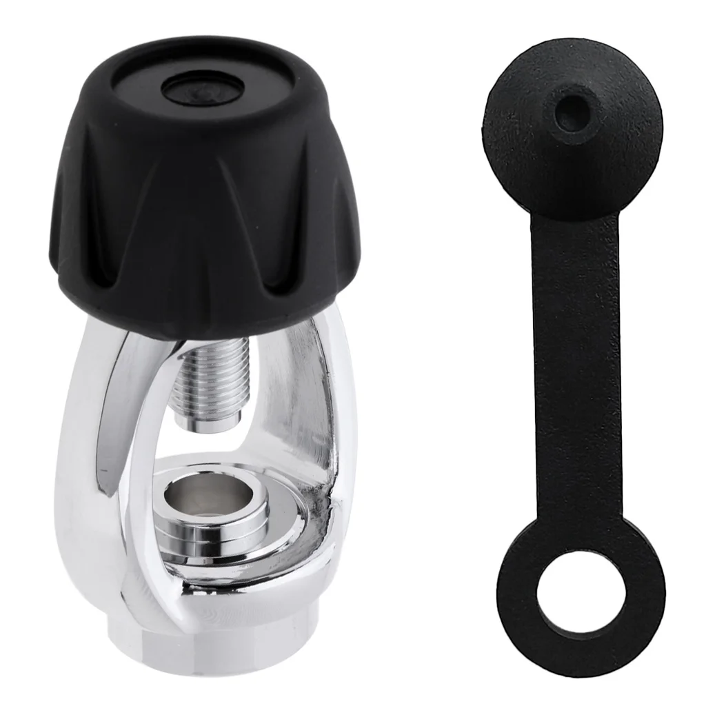 Scuba Diving Dive Tank DIN To Yoke 1st Regulator Adapter With Dust Cap Cover