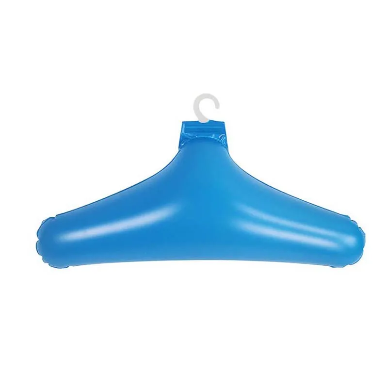 Inflatable Clothes Hanger Travel Foldable Creative Hanger No Trace Rotatable Clothing Storage Holder 2