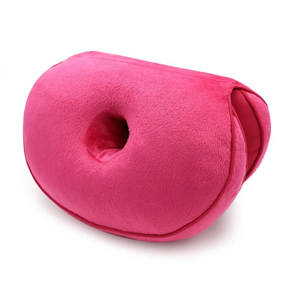 Светло-серый Multifunctional Dual Comfort Seat Cushion Memory Foam of Hip Cushion Beautiful Butt Latex Seat Cushion Comfy for Home Office - Цвет: Светло-серый