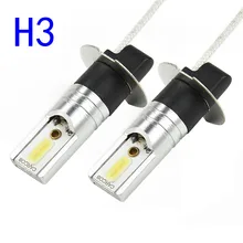 

Bulb LED Headlight High Power Waterproof Xenon white 2pcs Aluminum Car