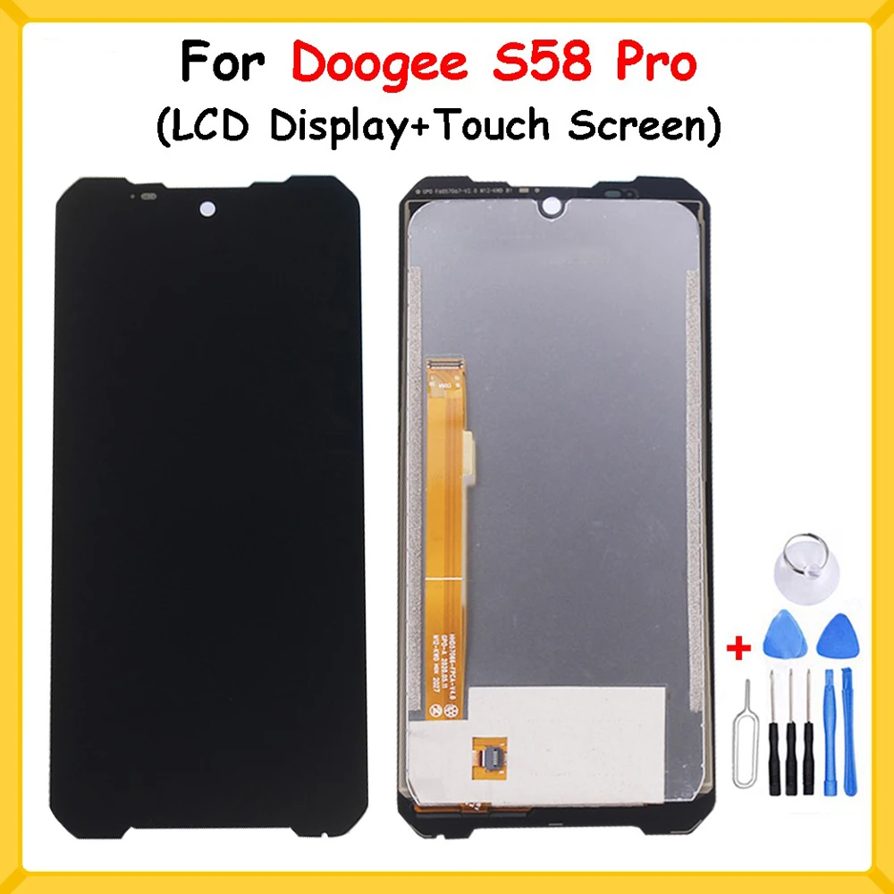 Для ЖК-дисплея Doogee S58 Pro и замены кодирующий преобразователь сенсорного экрана в