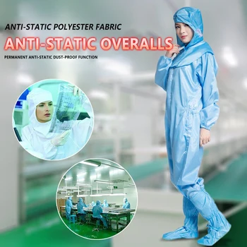 

Coverall Isolation Suit Protective Clothing Dust-proof Coveralls Antistatic Full Body Protection Safety Clothes Nurse Uniform