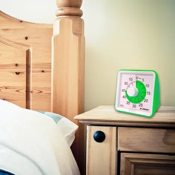 

Hot Sales 1 Pcs 60 Minutes Visual Analog Timer Silent Countdown Clock Time Management for Kids Adults DNJ998