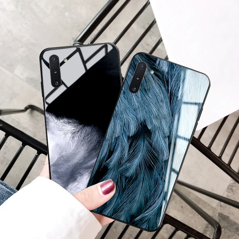 Чехол для телефона samsung Galaxy A40 A50 A60 M40 A70 A6S A8S S7 S8 S9 S10 S6edge Plus Note 8 9 10 закаленное Стекло