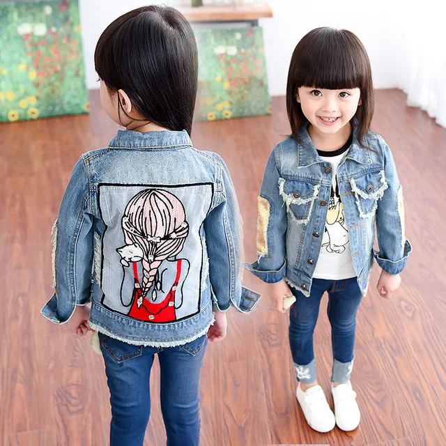 baby girl blue jean jacket