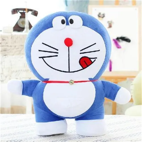 Fancytrader 39'' Pop Anime Japan Big Doraemon Plush Toy Giant Blue Stuffed Cartoon Doraemon Cat Doll Nice Birthday Gift 100cm (6)