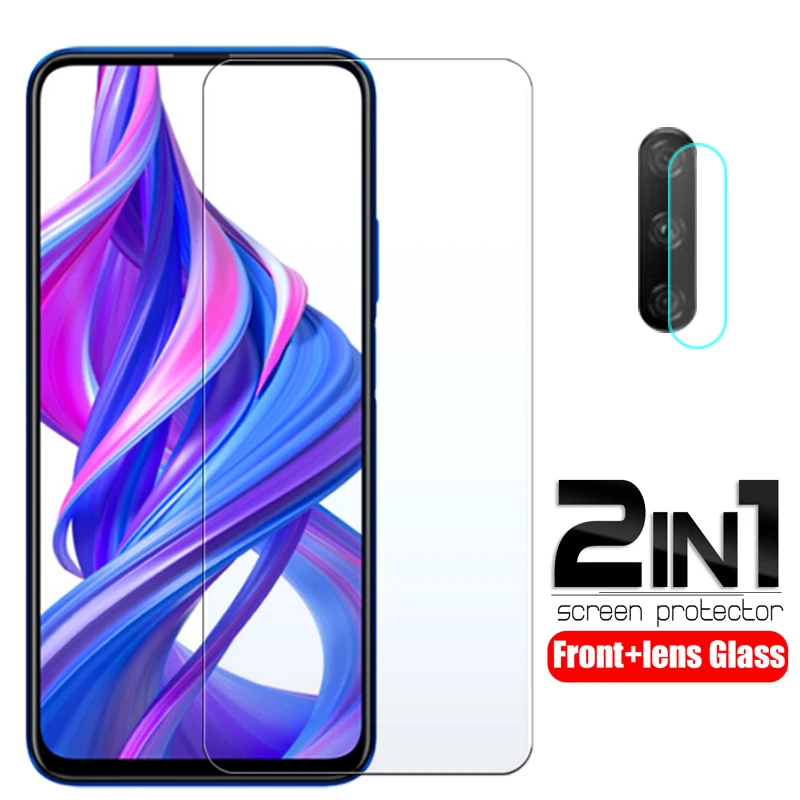 Закаленное стекло для камеры 2 в 1 Защитная пленка экрана honor 9x huawei 9 x honor9x xonor hnor