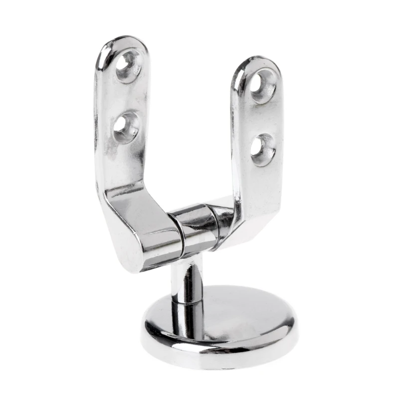 Alloy Toilet for Seat Hinges Mountings Set Chrome with Screws For Toilet Accessories P15F
