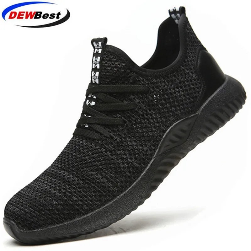 

DEWBEST 2019 new Work labor, anti-mite, stab-resistant, breathable, stylish sports safety shoes, safety shoes boots men