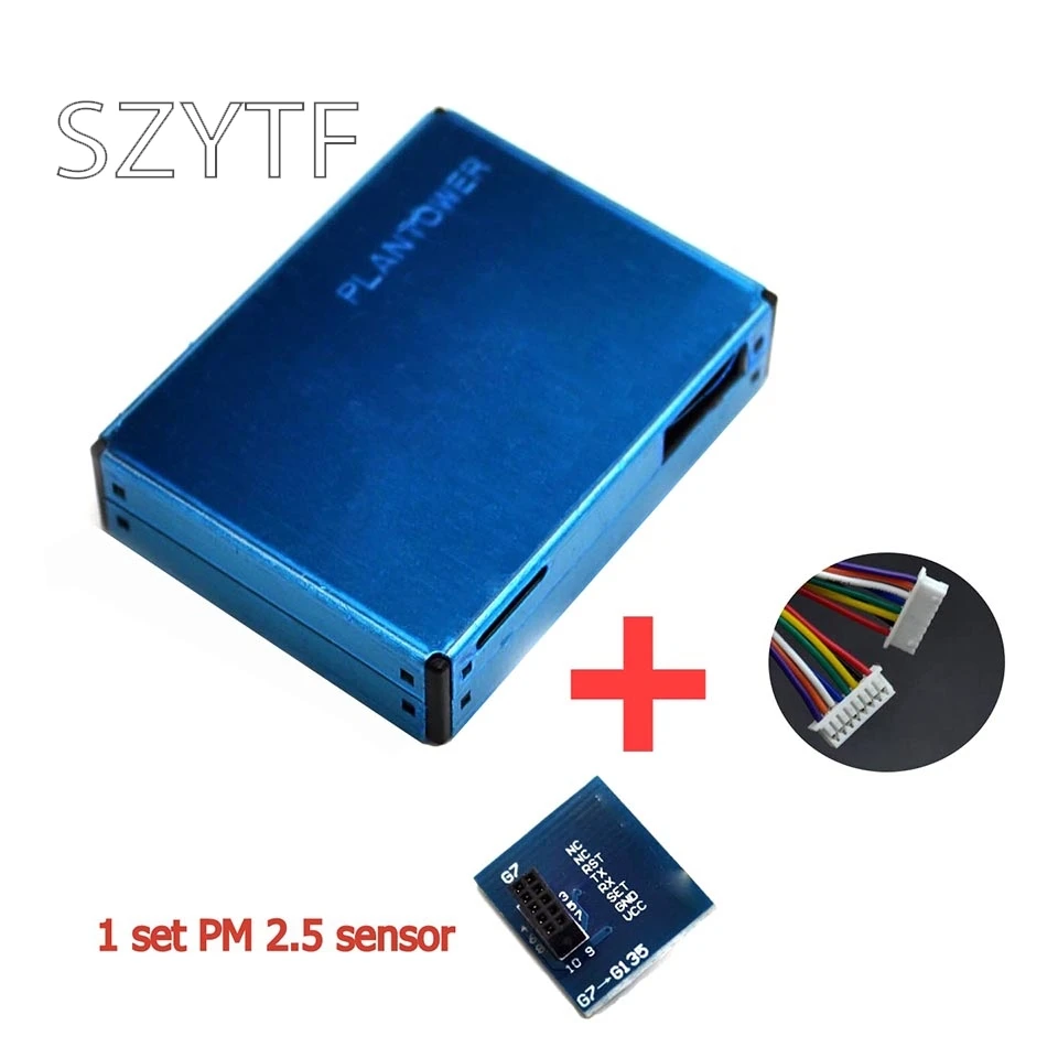 Лазерный PM2.5 датчик пыли PMS7003/G7 тонкий лазерный цифровой PM2.5 датчик(Inculd плата передачи+ кабель