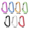 4pcs Aluminum Alloy D-Ring Keychain Carabiner Lock Buckle Hook Climbing Snap Clip High quality Fishing Tool ► Photo 1/6