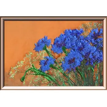 

50317 set for embroidery with beads Astrea 'field vasilki', 40x26 cm