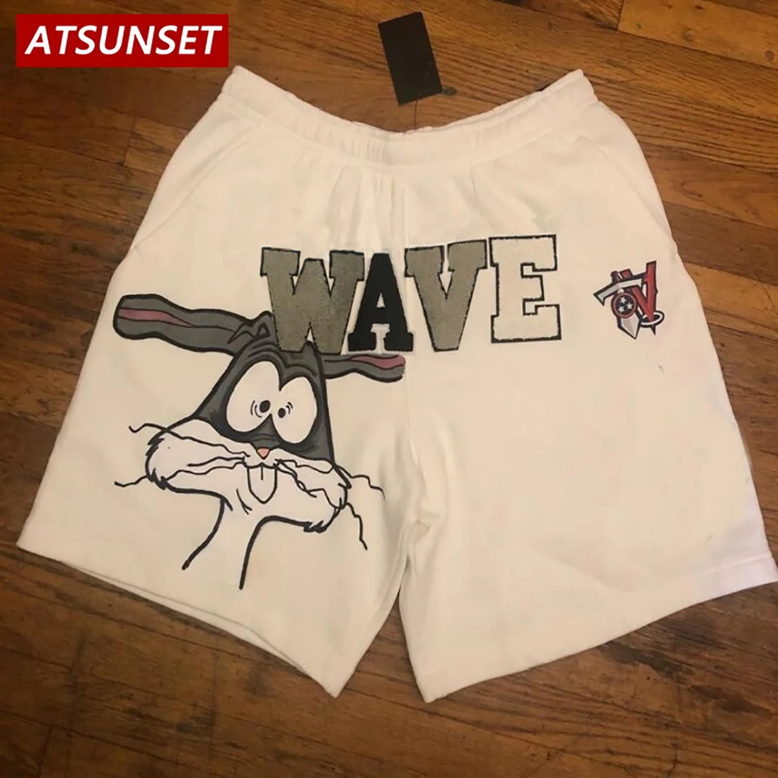 casual shorts for women ATSUNSET 2022 Men's Summer New Hot Casual Shorts Cartoon Print Solid Cotton Clothing Shorts Hawaii Fashion Bottoms casual shorts for men