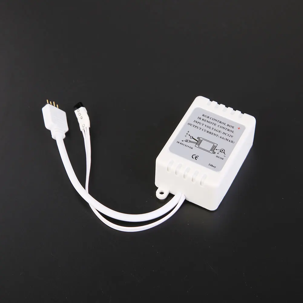 Fairy Lights 24Keypads Bulb Strip Led Light Remote Controls EU Plug RGB Festival Lamp Bar 5m String Lights Control 6W Bright