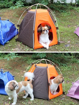 

Pet folding tent nest portable outdoor small and medium-sized dogs sunscreen rainproof kennel cat house