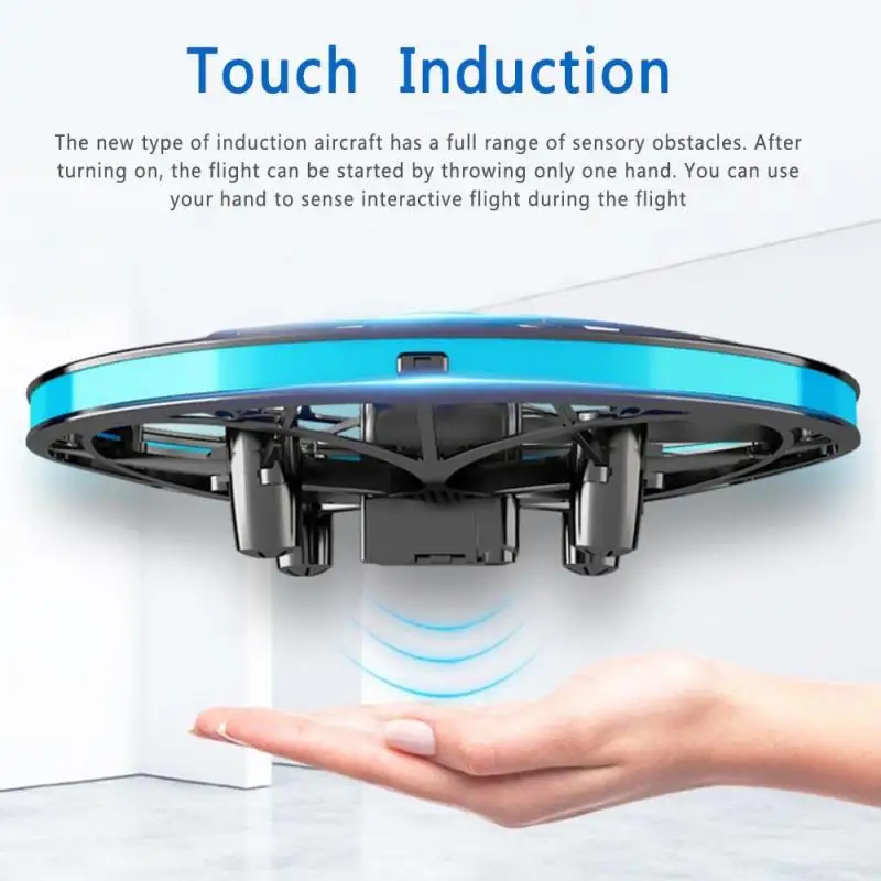 Mini Drone UFO Hand Operated Helicopter Gesture sensing Drone Infrared Induction Aircraft Flying Ball Toys Kids Christmas gifts