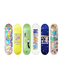 Double Rocker Skateboard Deck Maple Professional Action Street Skateboard Teenagers Adults Deskorolka Outdoor Sports BS50BM