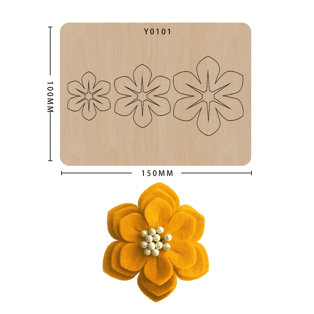 

Handmade Flower Cutting Dies for DIY Craft, Scrapbooking Decoration, Making Decor Supplies, Dies Template