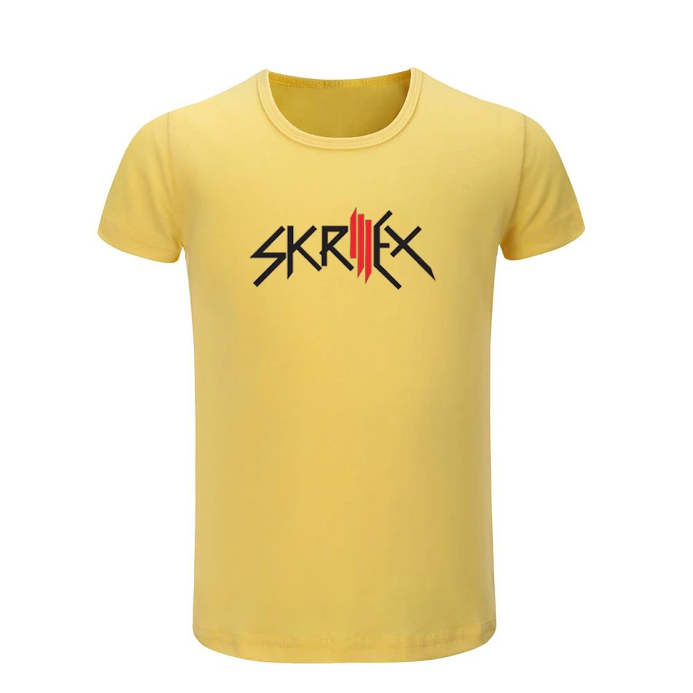 Skrillex/Детские футболки с изображением фанатов диджеев, Сони, Джон Мура Детские хлопковые футболки с графикой Рождественский подарок с короткими рукавами для мальчиков и девочек - Цвет: JeKY683D