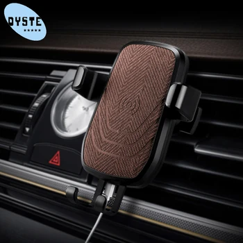 

QI Wireless Car Charger for Samsung S10 S9 iPhone 11 Pro XS XR for huawei P40 Pro Xiaomi 10 Pro Wireless Charger Vent Car holder