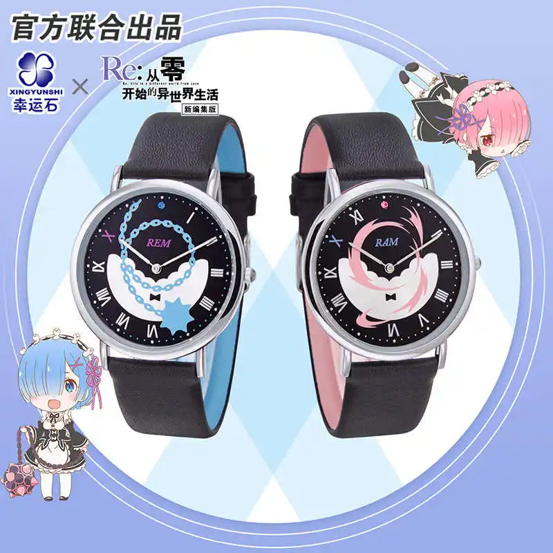 

Re:Life in a different world from zero Re0 ReZero Anime Emilia Emiria Rem Watch Waterproof Manga Role Action Figure Gift