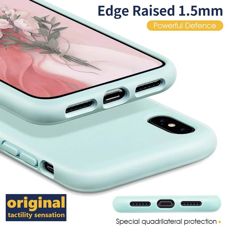 

original silicone phone cases for iphone 7 8 6 8 Plus back cover for iphone XR 6 6s Plus X XS MAX 7 8 without logo Deluxe bags
