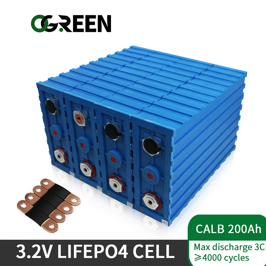 Ogreen защиты Фирменная Новинка 8 шт. 3 2 V 200AH CALB lifepo4 Батарея литий-железо-фосфатных