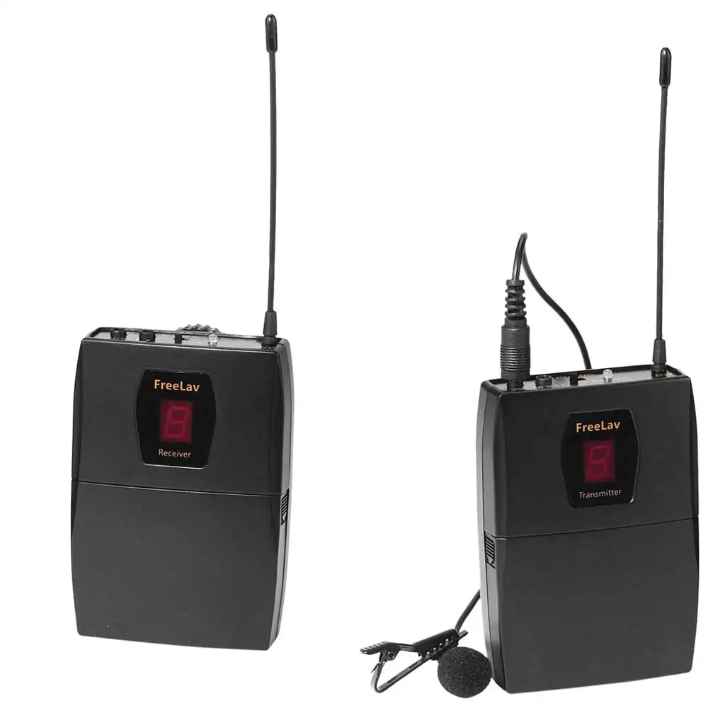 Клип микрофон UHF микрофон без линий интеллектуальное шумоподавление, черный