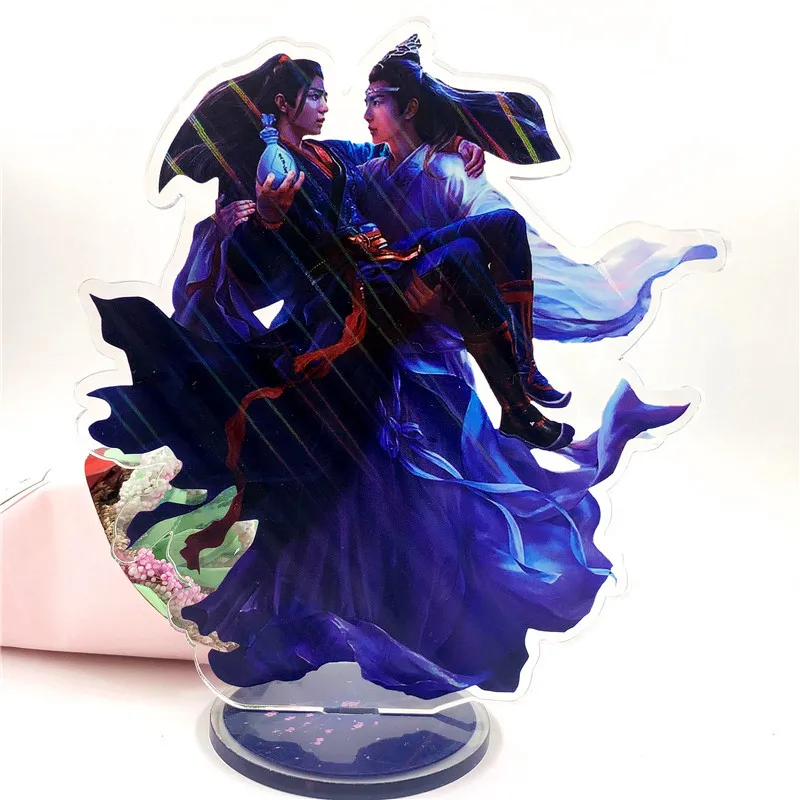 Grandmaster of Demonic Cultivation брелок untamed Lan Wangji Wei Wuxian акриловое кольцо для ключей mo dao zu shi брелок llaveros