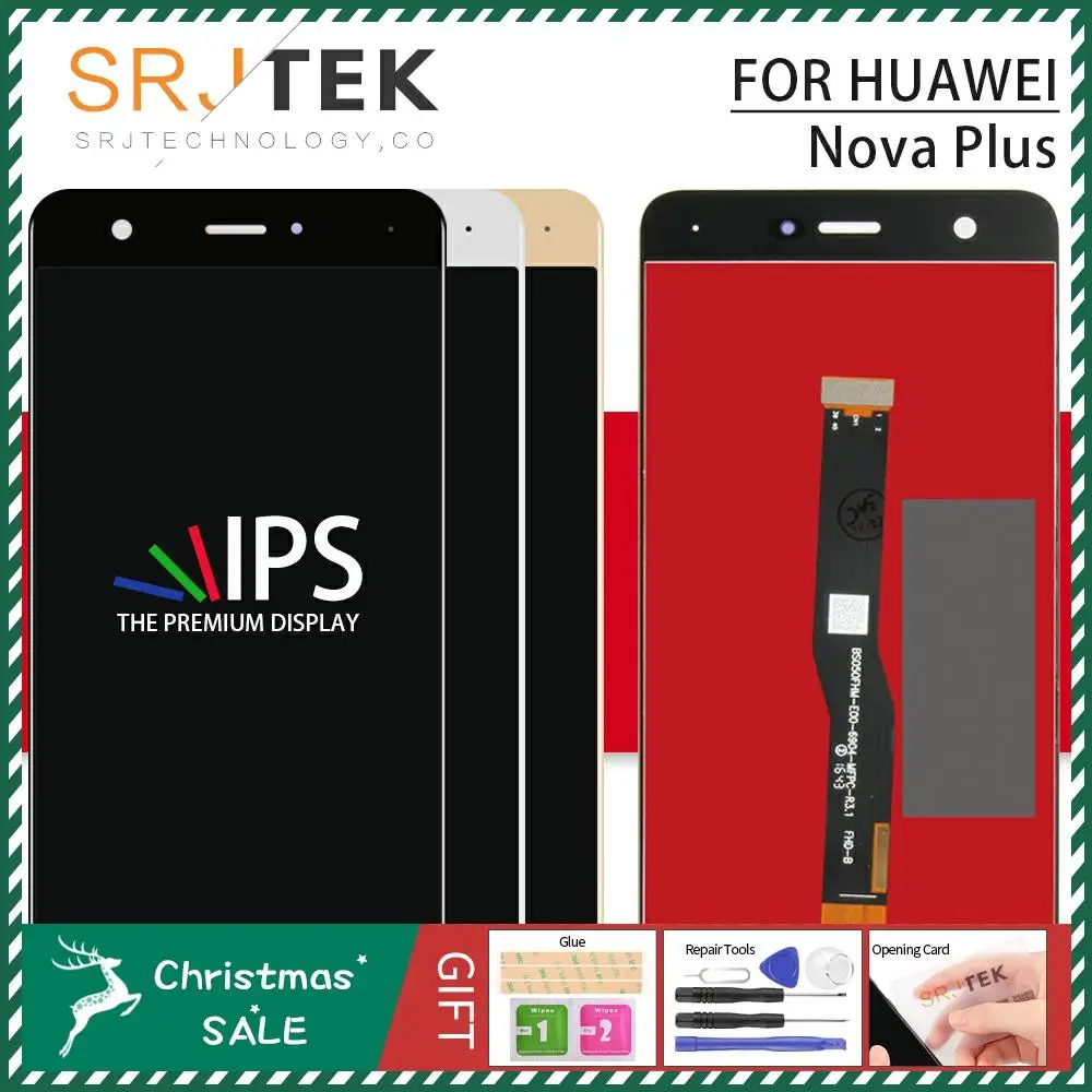 Srjtek для huawei Nova Plus ЖК-дисплей Дисплей Панель Сенсорный экран полный комплект аналого-цифрового преобразователя в сборе с рамкой MLA-L01 MLA-L11 MLA-L02 MLA-L12