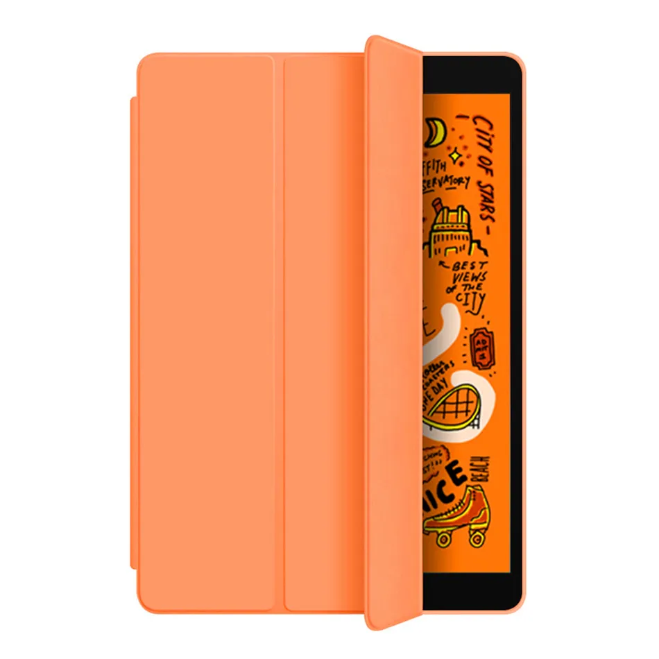 Чехол для iPad 10,2 7-го поколения, чехол, ультра тонкий легкий трехслойный смарт-чехол для iPad 10,2 дюймов, Чехол+ пленка+ стилус
