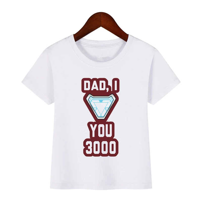 DAD I Love You &quot(Мама/папа я тебя люблю) 3000 раз детская футболка для маленьких
