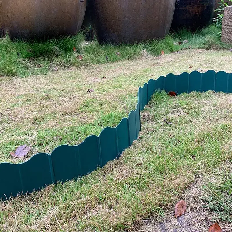 Decorative Fences Plastic Garden Edging Border Green Picket Fence