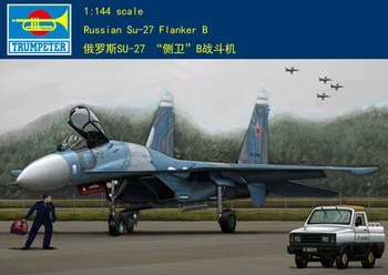 

Trumpeter model 03909 1/144 Russian Su-27 Flanker B plastic model kit