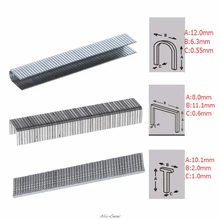 1000 Pcs U/ Door /T Shaped Staples 10.1x2mm Nails For Staple Gun Stapler