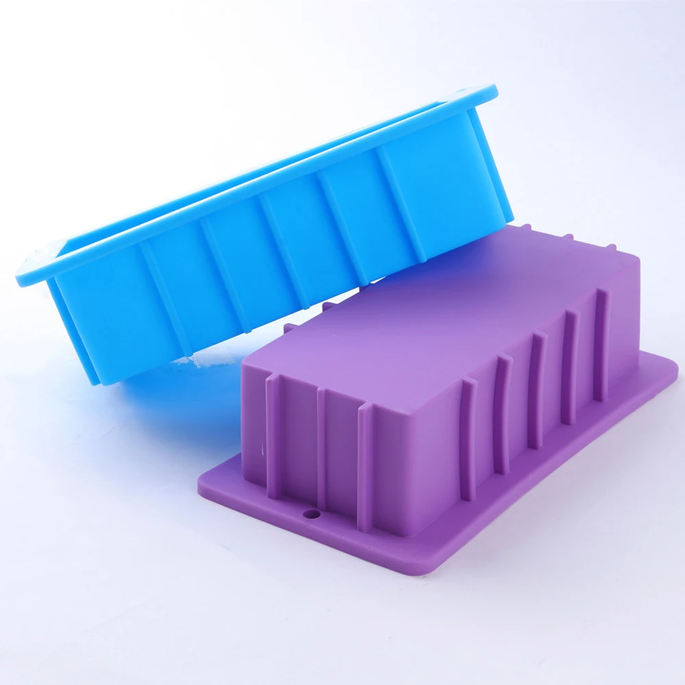 6 inch Large Square Cube Rendering Soap Silicone Molds DIY Toast Loaf Soap Making Mould Handmade DIY Crafts Decorating